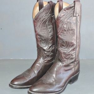 Tony Lama Mens Brown Cowboy Western Boot 8 1/2 D